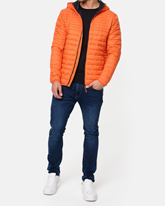 Fashion Design Winter Wear Waterproof Windproof Canvas Puffer <b>Jacket</b> for Men High Quality <b>Zip</b>-<b>Up</b> Hooded Coat - Product Image 1