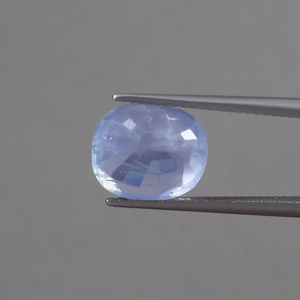 Saphir bleu naturel certifié IGI en vrac pour la vente en gros |   Coupe coussin 11x10mm |   Saphir clair de 6,38 carats pour la fabrication de bijoux | - Product Image 3