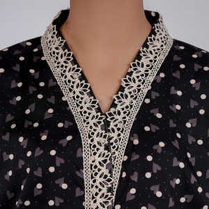 Juego de traje de neopreno de lino estampado de 2 piezas Traje PW4113 - Product Image 3