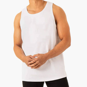 Camiseta sin mangas de malla elástica con cuello redondo, top deportivo de punto para gimnasio y running de primavera - Product Image 2