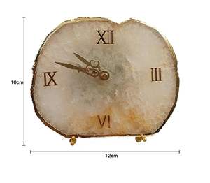 Reloj de Pared de Resina de Ágata Hecho a Mano de Lujo, Moderno, Impermeable, de Gran Tamaño, con Luz Nocturna, Decoración para el Hogar, Pascua, Boda, Jubilación, Ramadán - Product Image 2