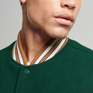New Arrival Custom Plain Dyed <b>Men</b> Varsity Jackets Fashionable Varsity Jackets for <b>Men</b> Breathable <b>Men</b> Varsity Jackets - Product Image 6