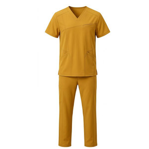 Conjunto de Uniforme Médico para Hombre, con Tela de Calidad, Cuello en V, Control de Humedad y Confección Profesional - Product Image 1