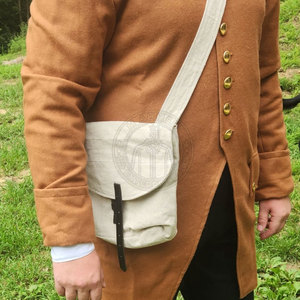 Mochila Napoleónica de Algodón Ecológico Ligero de Alta Calidad con Diseño Vintage, Costuras Duraderas y Amplio Espacio de Almacenamiento para - Product Image 3