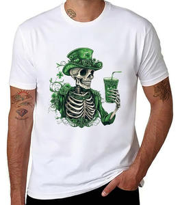 Camisetas de Punto con Cuello Redondo 100% Algodón de Alta Calidad al por Mayor 2025 para Hombre, Camisetas Informales de Verano de Manga Corta Transpirables - Product Image 1