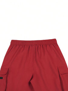 กางเกงขาสั้นคาร์โก้ผู้ชายคุณภาพสูง ทนทาน ใส่สบาย เหมาะสำหรับทำงาน แห้งเร็ว กันน้ำ ระบายอากาศดี ใส่ได้ในฤดูร้อน ความยาวระดับเข่า ผ้าฝ้าย 100% - Product Image 5