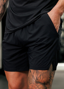 Shorts de jogging en polyester à séchage rapide avec logo personnalisé, pour la course à pied, l'entraînement, les vêtements de sport, la remise en forme, la salle de sport, les shorts de sport pour hommes avec poches - Product Image 6