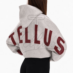 Sudaderas con Capucha para Mujer, de Felpa, Casuales, de Invierno, de Alta Calidad, Ajustadas, con Diseño Personalizado y Logotipo Frontal, Precio Razonable - Product Image 3