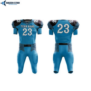 Short Sleeves Spandex/Polyester Moisture-Wicking UPF 50+ Custom Team Names All Seasons American Football Uniform - Product Image 5