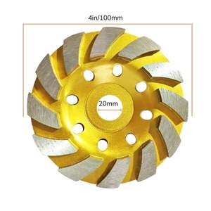 Disque de meulage diamanté en métal soudé 100 125 150 180 mm pour le débavurage du béton et de la pierre, auto-affûtant, longue durée de vie, Angel - Product Image 2