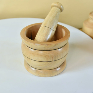 ผู้จัดจำหน่ายส่ง ครกและสากไม้ แบบกำหนดเอง รุ่นใหม่ล่าสุด ราคาถูก - Product Image 6