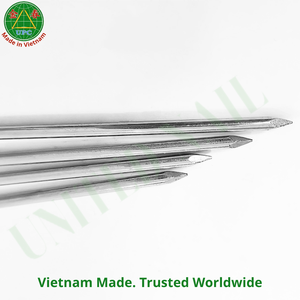 3.7 Inch Polished Iron Smooth Shank & Checkered Head Common <b>Nails</b> for Construction Made in Vietnam | clavo de uso general - Product Image 4