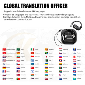 Oreillette Traductrice IA Intelligente et <span class=keywords><strong>Instantanée</strong></span> Bidirectionnelle pour 138 Langues, Dispositif <span class=keywords><strong>de</strong></span> <span class=keywords><strong>Traduction</strong></span> IA pour Voyages d'Affaires - Product Image 6