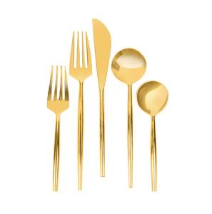 Ensemble de couverts en acier inoxydable aux tons chauds pour la décoration de fête, écologique, luxueux et durable, fabriqué à la main par Kraft World - Product Image 6