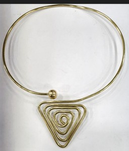 Buy Latest Wholesale Gold <b>Silver</b> Plated Bohemian Christian <b>Choker</b> Necklace Handicraft Jewelry Trending Rawat Handicrafts - Product Image 2