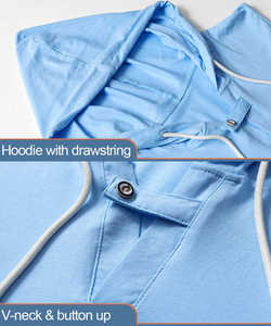 Men <b>Sleeveless</b> Hooded Vest Solid Light Blue Casual Summer Wear Regular Fit Pocket Design Modern Athletic Men <b>Sleeveless</b> <b>Hoodies</b> - Product Image 3