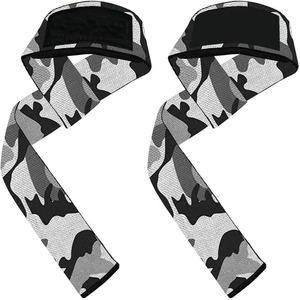 Sangles de soutien de poignet réglables camouflage avec fermeture auto-agrippante pour la musculation et l'entraînement de force, protège-paume unisexe - Product Image 5