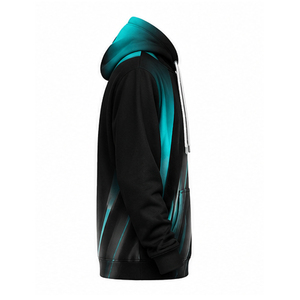 <b>Men's</b> Heat-Transfer Printed Fleece Pullover Style Casual Streetwear Custom Logo Design Long Sleeves Side Pocket <b>Hoodie</b> 3D - Product Image 3