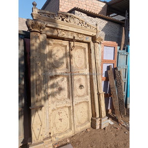 Portes en bois anciennes de style unique en bois pour décorations de décoration de maison pour décorations murales de maison pour la maison - Product Image 2