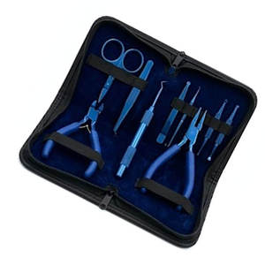 Kit d'outils professionnels pour extensions de cheveux à usage commercial : perles, pinces, outils de séparation, pinces de pose pour extensions de cheveux naturels - Product Image 5