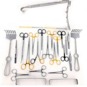 PISSCO Abdominoplasty Tummy Tuck Surgery Set 26-Piece Tummy Tuck Surgical <b>Instruments</b> Set Abdominoplasty Surgery <b>Instruments</b> Set - Product Image 1