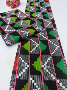 Impresión de cera Africana personalizada de lujo de Libia y tela de algodón Ankara para ropa de boda de moda ropa de fiesta y muebles para el hogar - Product Image 4