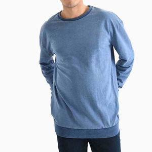 เสื้อสเวตเชิ้ตโอเวอร์ไซส์แบบเรียบ ล้างสีด้วยกรด สินค้ามาใหม่ ขายส่ง ผลิตตามสั่ง เนื้อผ้าหนา แขนยาว ผ้าฝ้าย 100% ล้างสีด้วยกรด - Product Image 5