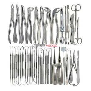 Juego de Instrumentos Profesionales para Extracción Dental, Kit de Acero Inoxidable, Fórceps, Elevadores, Scalers, Herramientas de Cirugía Oral - Product Image 3