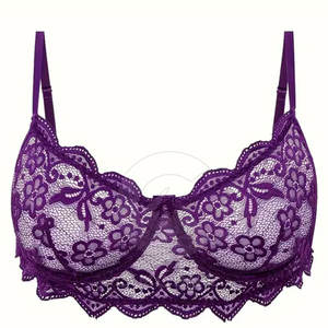 Ensemble de lingerie en dentelle pour femmes, lingerie florale, vêtements de nuit, vêtements de détente élégants, vêtements intimes doux et confortables - Product Image 3