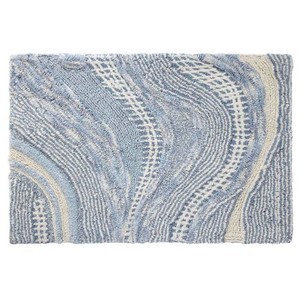 Tapis de bain standard pour hôtel, 100% coton, forte absorption d'eau, logo personnalisé - Product Image 1