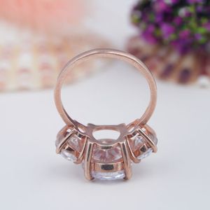 <b>925</b> Wholesale Sterling <b>Silver</b> Three Stone Prong Setting Solid Sterling <b>Silver</b> Diamond Wedding <b>Ring</b> - Product Image 5