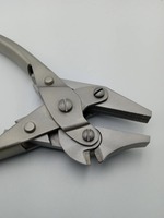 DIVIED INTERNATIONAL Pince à couper les fils chirurgicaux orthopédiques en acier inoxydable, modèle S-P052, instruments de chirurgie ORL