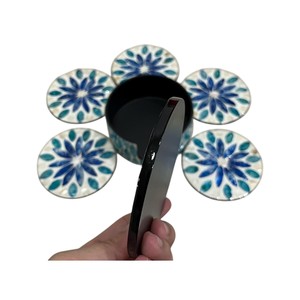 Elegant Shell Inlay <b>Drink</b> <b>Coasters</b> for Home Decor - Product Image 4