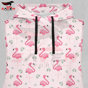 New Arrival OEM ODM Service Hand Made 2026 <b>Pink</b> White Color Unique Design Outer Wear High Demand Product Sleeveless <b>Hoodies</b> - Product Image 6