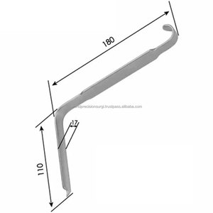 เครื่องถ่างช่องคลอดแบบแมนนวล Hohmann Retractor ทำจากสแตนเลส สำหรับใช้ในโรงพยาบาล ได้รับการรับรองมาตรฐาน CE - Product Image 2
