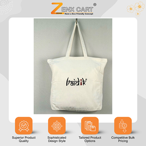 Amazing Offer High Standard Quality Customizable Summer Fashion Women's Canvas Grocery Tote <b>Bags</b> <b>Gift</b> Zipper Closure Direct - Product Image 2