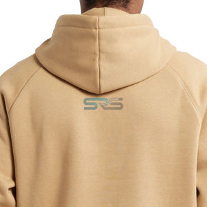 Sweat à capuche zippé personnalisé pour homme, bleu marine et blanc contrasté, en polaire, style streetwear classique, broderie 3D, 100% coton, fabrication usine - Product Image 3