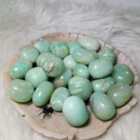 Venta al por mayor de alta calidad Natural Indonesia Chrysoprase caído Napu piedras preciosas artesanía curación cristal 20-30mm