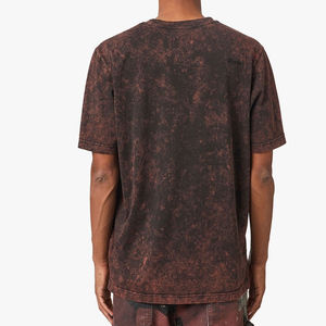 T-shirt délavé à l'acide pour homme, nouveau style, best-seller, t-shirt délavé à l'acide pour homme, poids lourd - Product Image 5