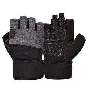 High Quality Anti-Slip Half Finger UV Protection Weight Lifting Gloves Custom Logo Microfiber Grip CrossFit Training Wholesale - Product Image 1