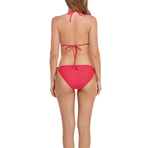 Maillot de bain bikini personnalisé sexy et tendance, ensemble de maillots de bain et tenue de plage push-up, maillot de bain uni 2 pièces pour femme - Vente flash - Product Image 5