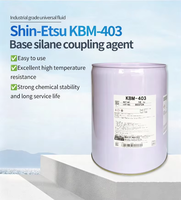 Promoteur d'adhérence Série Silane KBM-403 Agent de couplage méthoxy fonctionnel silicone-époxy pour traitement de résine de fibre de verre