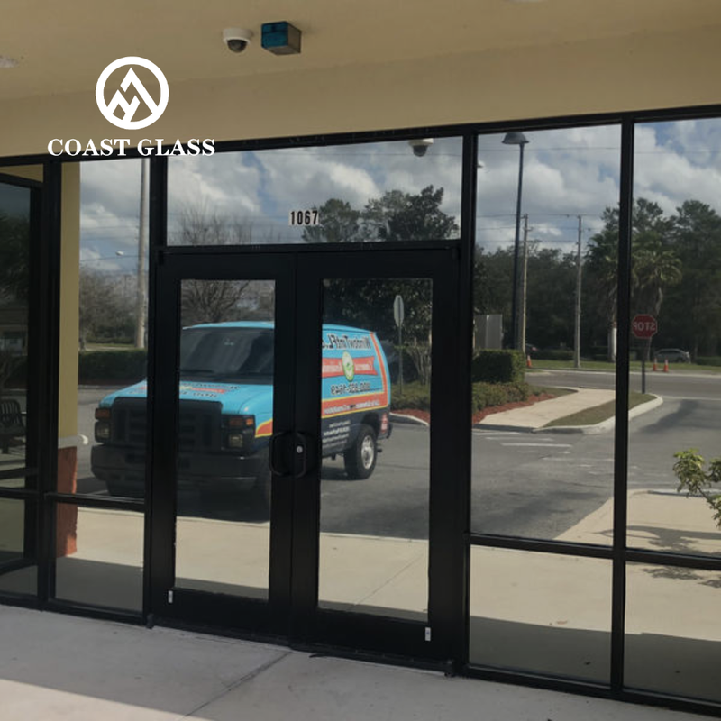 Reflective Mirror Privacy Window Film Grey
