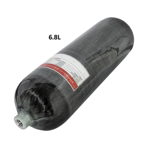 Réservoir composite en fibre de carbone de 6,8 L pour la plongée sous-marine, cylindre PCP SCBA 300 bars - Product Image 1