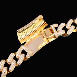 IGI Certified VVS Moissanite Bracelets & <b>Bangles</b> Custom Cuban Iced Out 925 Sterling Silver Rose Gold Plated Hip Hop For Unisex - Product Image 6