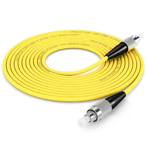 FC UPC Simplex OS2 kabel Patch optik, kabel serat optik 2.0mm 3.0mm Mode tunggal