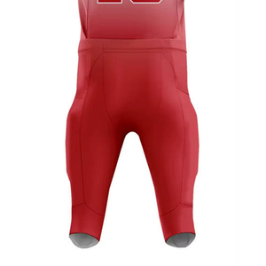 Vêtements de sport élégants, respirants et confortables, uniforme de football rouge et blanc dégradé, impression par sublimation 16 - Product Image 5