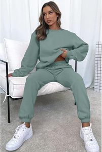 Conjunto de Sudadera con Capucha y Pantalones Deportivos para Mujer, Ropa Deportiva de Lujo, Chándal Holgado para Mujer - Product Image 6
