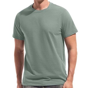 Latest Fashion New Style Casual Breathable Fabric Customized Material <b>Polyester</b> Cotton Summer Crewneck Men T <b>Shirts</b> - Product Image 3