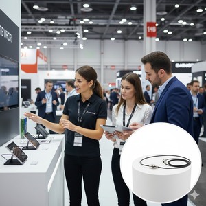 Microphone serre-nuque filaire réglable à condensateur avec directivité cardioïde et finition métallique pour les performances sur scène et en église - Product Image 1